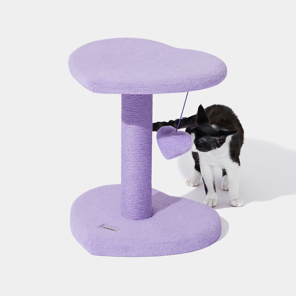VETRESKA Heartpurrple Cat Scratcher Post (2 Platforms) - Kohepets
