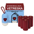 VETRESKA Mist & Merlot Dog Poop Bag Dispenser Set (7 Rolls)