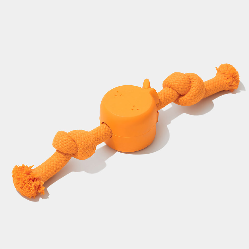 VETRESKA Playful Charm Tangerine Knot Rope Dog Toy
