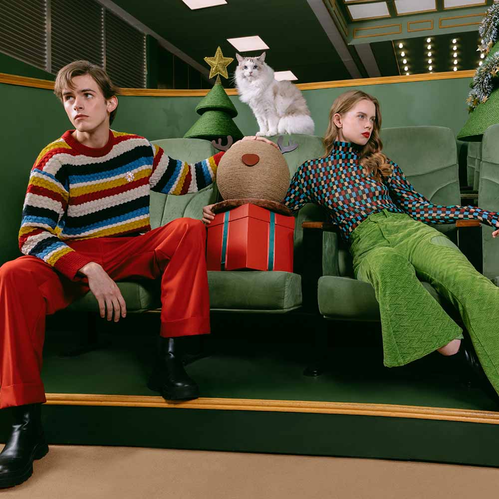 VETRESKA Reindeer Cat Scratching Ball