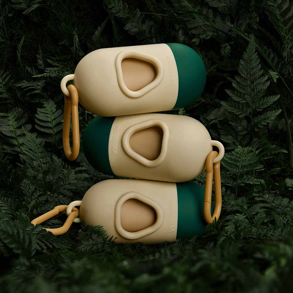 VETRESKA Santal Forest Dog Poop Bag Dispenser Set (7 Rolls) - Kohepets