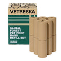 VETRESKA Santal Forest Scented Dog Poop Bags 180pc - Kohepets