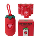 VETRESKA Strawberry Dog Poop Bag Dispenser Set