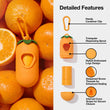 VETRESKA Tangerine Dog Poop Bag Dispenser Set (1 Roll)