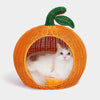 VETRESKA Tangerine Rattan Bed For Cats & Dogs