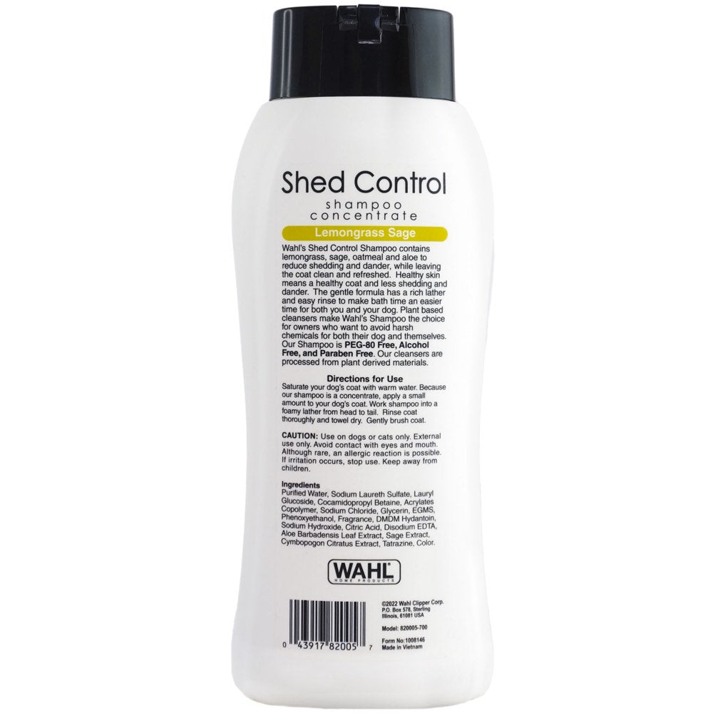 Wahl Shed Control Formula Dog Shampoo 24oz Kohepets