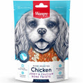 4 FOR $14 (Exp 25Mar24): Wanpy Oven-Roasted Chicken Jerky & Calcium Bone Twists Dog Treats 100g