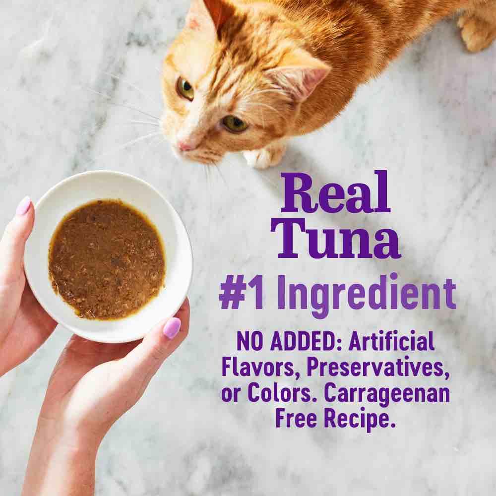 Wellness Appetizing Entrees Flaked Tuna & Cod Recipe Pouch Wet Cat Food ...