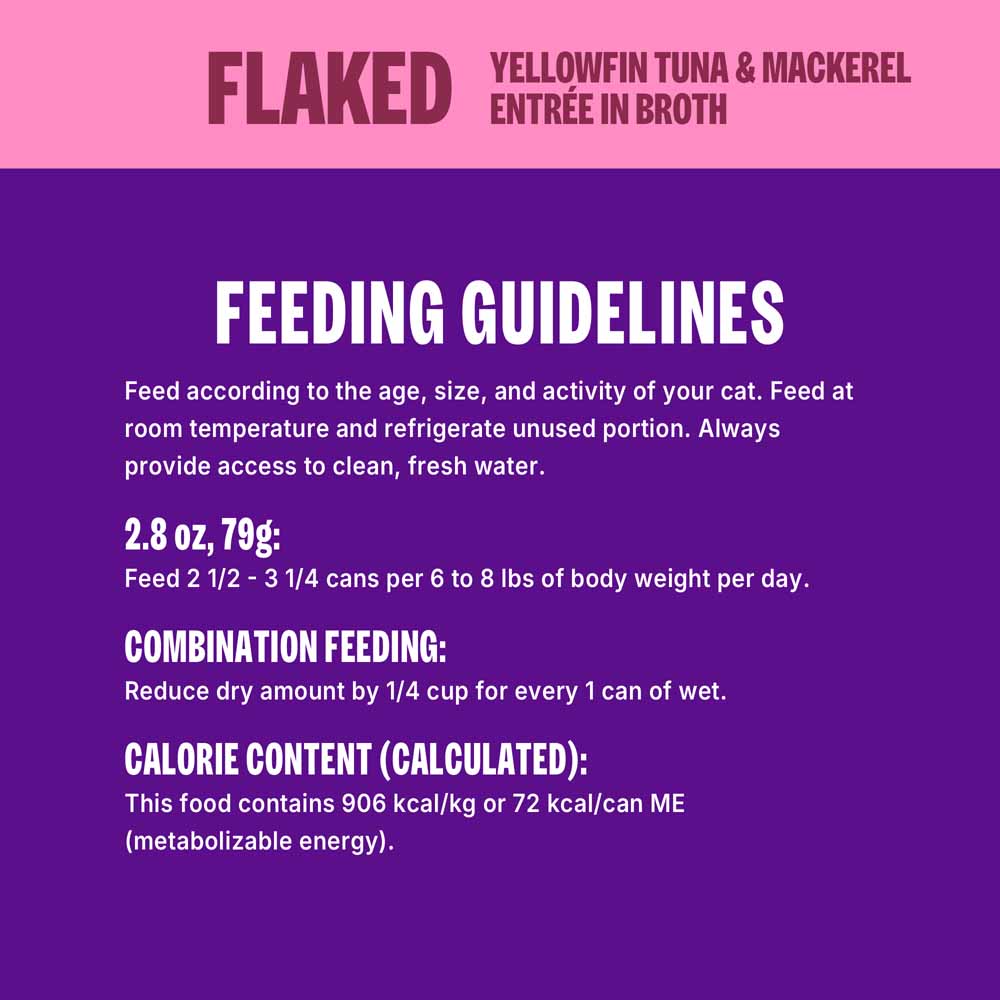 Wellness CORE Signature Selects Flaked Yellowfin Tuna & Mackerel Grain-Free Canned Cat Food 2.8oz
