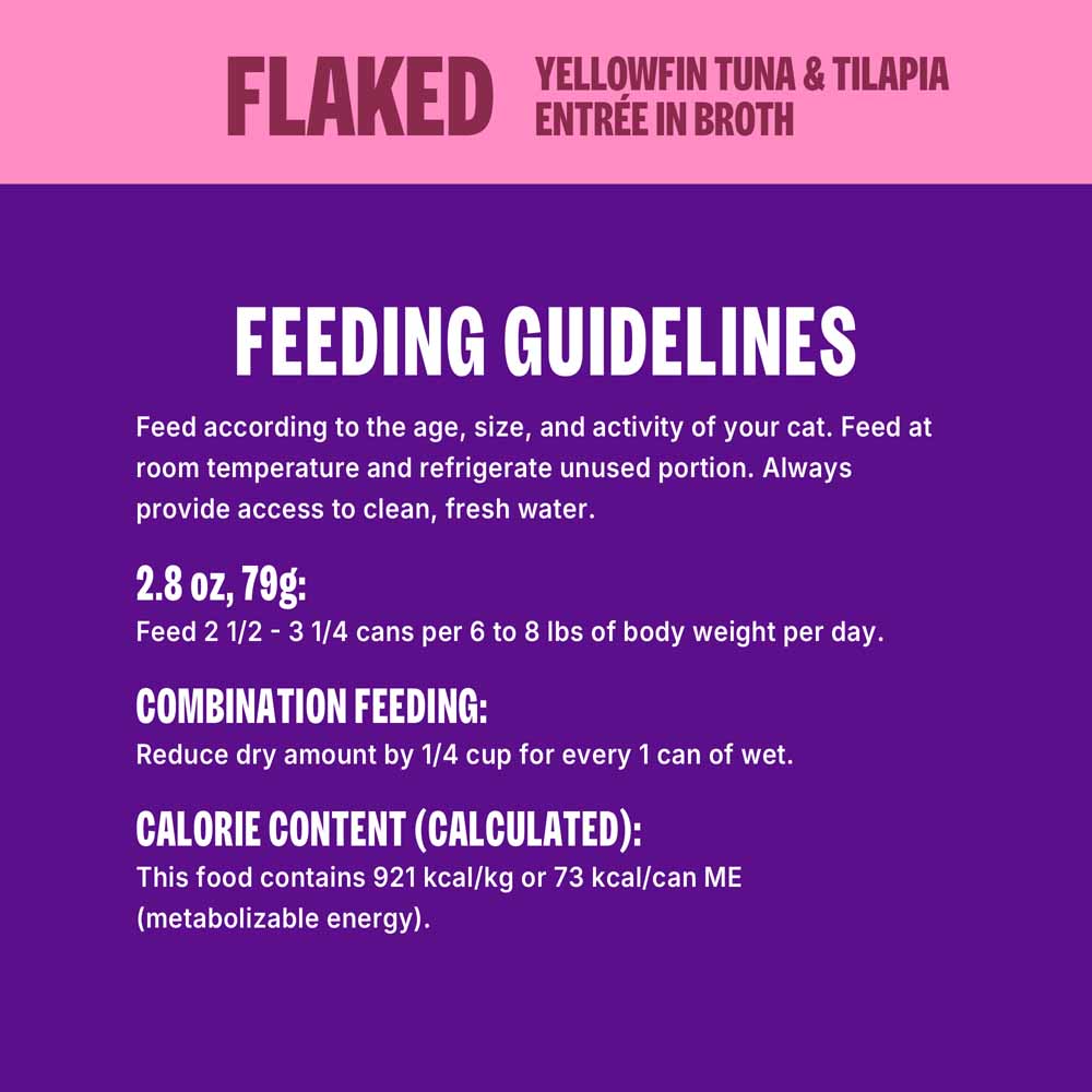 Wellness CORE Signature Selects Flaked Yellowfin Tuna & Tilapia Grain-Free Canned Cat Food 2.8oz