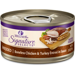 20% OFF: Wellness CORE Signature Selects Shredded Chicken & Turkey Grain-Free Canned Cat Food