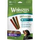 Whimzees Stix Extra Small Grain-Free Dental Dog Treats 56pc