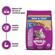 '65% OFF (Exp 9Apr25)': Whiskas Skin & Coat Chicken & Salmon Adult Dry Cat Food 1.1kg