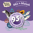 Wishbone Mix & Munch Beef & Ocean Fish Grain-Free Freeze-Dried Raw Food Cat Food Topper 350g