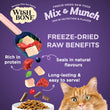 Wishbone Mix & Munch Beef & Ocean Fish Grain-Free Freeze-Dried Raw Food Cat Food Topper 350g