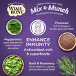 Wishbone Mix & Munch Beef & Ocean Fish Grain-Free Freeze-Dried Raw Food Cat Food Topper 350g