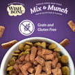 Wishbone Mix & Munch Beef & Ocean Fish Grain-Free Freeze-Dried Raw Food Cat Food Topper 350g