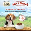 Wishbone Mix & Munch Beef & Venison Grain-Free Freeze-Dried Raw Food Dog Food Topper 350g