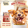 Wishbone Mix & Munch Beef & Venison Grain-Free Freeze-Dried Raw Food Dog Food Topper 350g