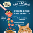Wishbone Mix & Munch Chicken & Rabbit Grain-Free Freeze-Dried Raw Food Cat Food Topper 350g
