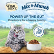 Wishbone Mix & Munch Chicken & Rabbit Grain-Free Freeze-Dried Raw Food Cat Food Topper 350g