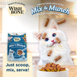Wishbone Mix & Munch Chicken & Rabbit Grain-Free Freeze-Dried Raw Food Cat Food Topper 350g