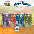 Wishbone Mix & Munch Chicken & Rabbit Grain-Free Freeze-Dried Raw Food Cat Food Topper 350g