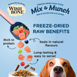 Wishbone Mix & Munch Chicken & Rabbit Grain-Free Freeze-Dried Raw Food Dog Food Topper 350g