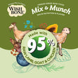 Wishbone Mix & Munch Lamb, Goat & Chicken Grain-Free Freeze-Dried Raw Food Cat Food Topper 350g