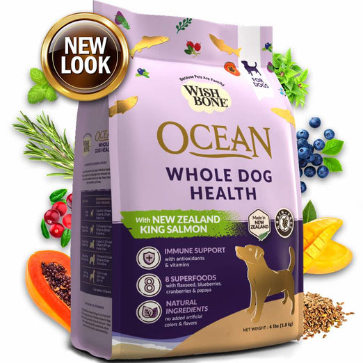 15% OFF: Wishbone Ocean New Zealand King Salmon Grain-Free Dry Dog Food - Kohepets