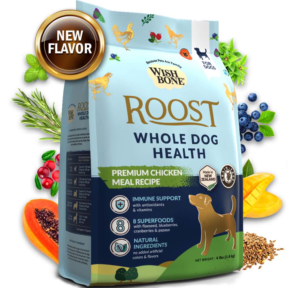 Wishbone Roost Premium Chicken Meal Grain-Free Dry Dog Food