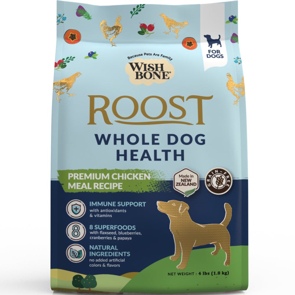 Wishbone Roost Premium Chicken Meal Grain-Free Dry Dog Food