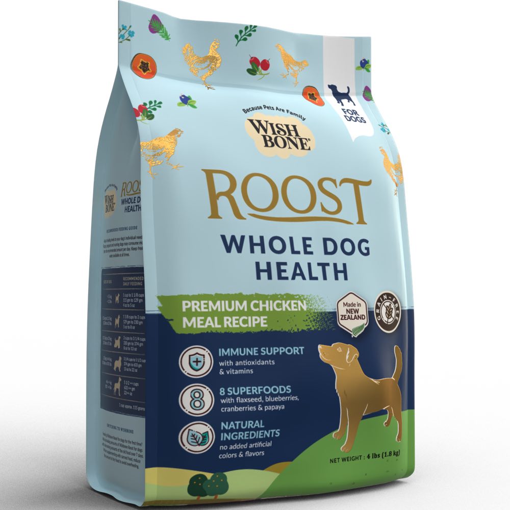 Wishbone Roost Premium Chicken Meal Grain-Free Dry Dog Food