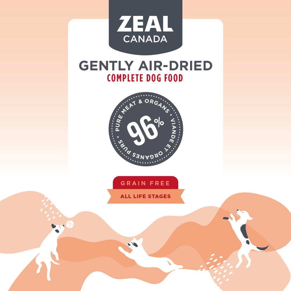 Zeal Canada Gently Air-Dried Beef Recipe Dry Dog Food 1lb (Exp 8Feb26)