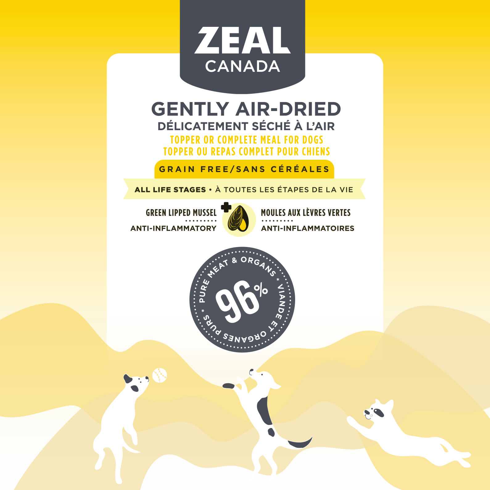 Zeal Canada Gently Air-Dried Chicken Recipe Dry Dog Food 1lb (Exp 16Nov25)