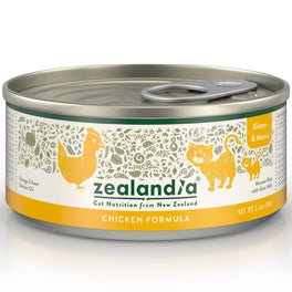 10% OFF: Zealandia Chicken Grain-Free Kitten Canned Cat Food 90g