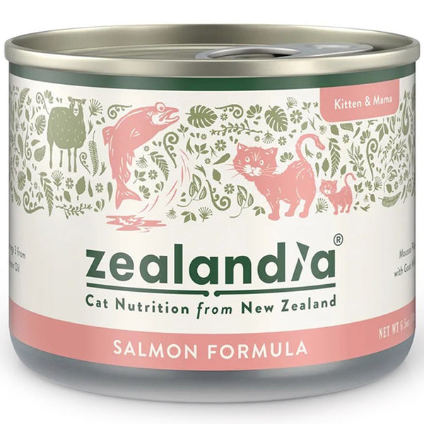 Zealandia Salmon Grain-Free Kitten Canned Cat Food 185g Kohepets