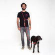 Zee.Dog Neon Coral Hands Free Rope Dog Leash
