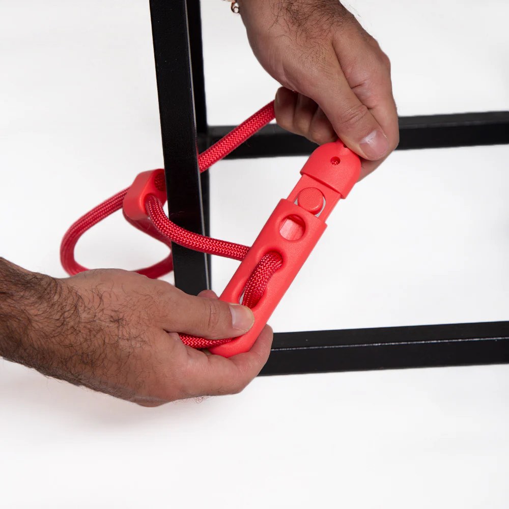 Zee.Dog Neon Coral Hands Free Rope Dog Leash