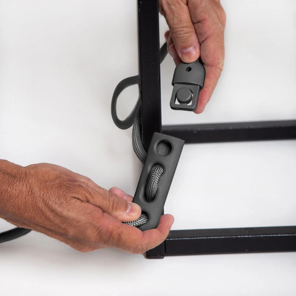 Zee.Dog Titanium Grey Hands Free Rope Dog Leash