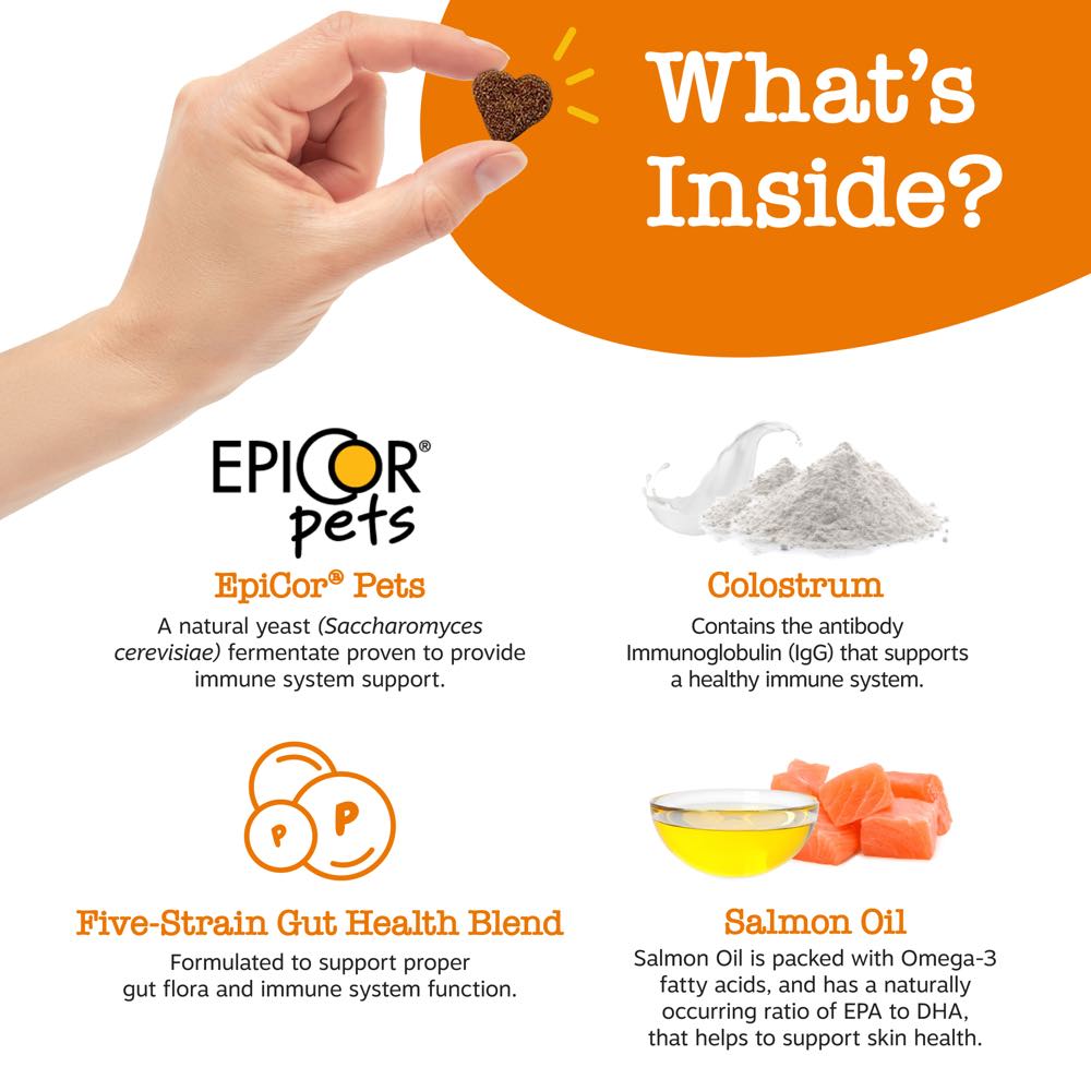 Zesty Paws Aller-Immune Mini Bites Lamb Flavor Dog Supplement Chews 90ct