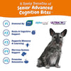 10% OFF: Zesty Paws Senior Advanced Cognition Bites Chicken Flavor Dog Supplement Chews 90ct