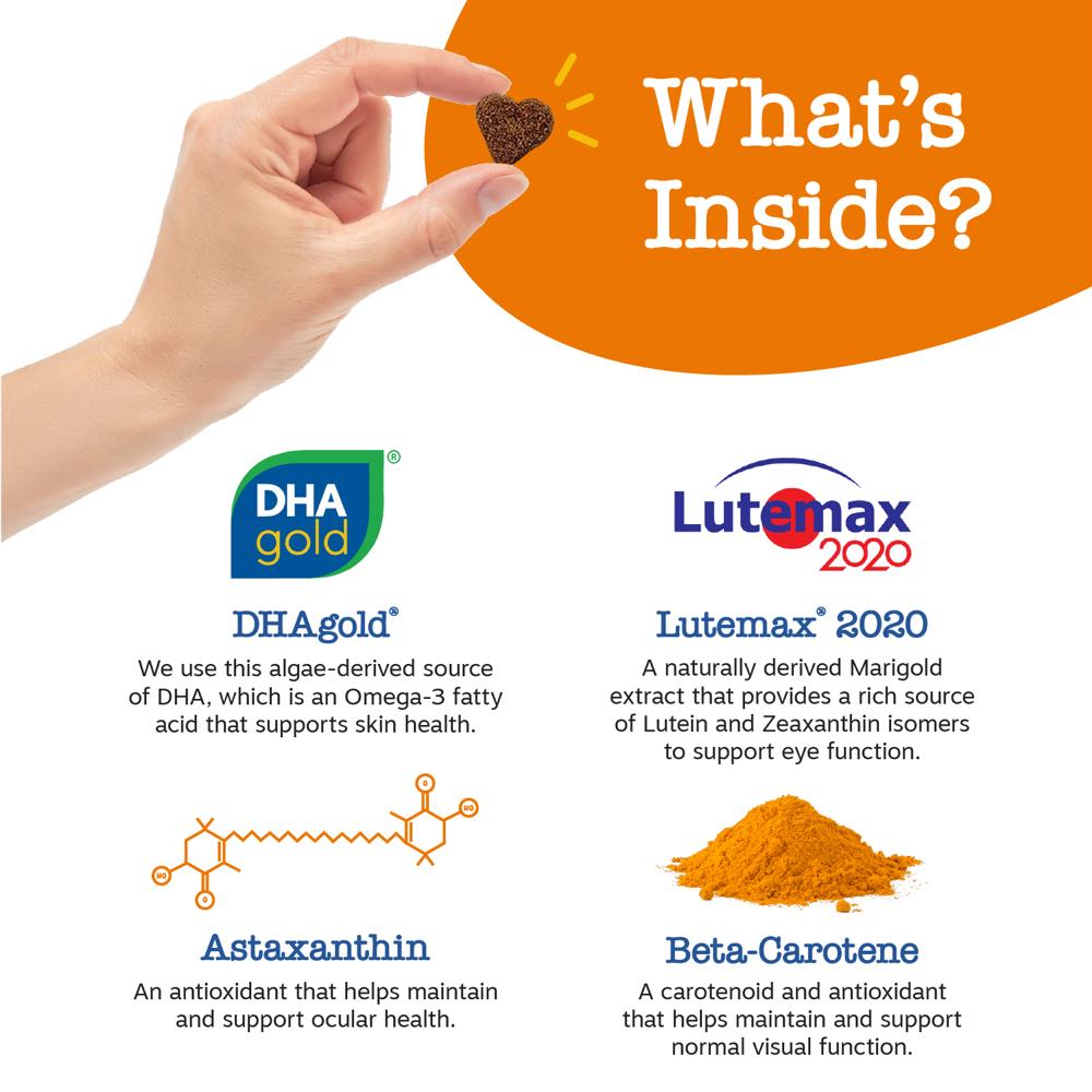 Zesty Paws Senior Advanced Vision Bites Chicken Flavor Dog Supplement Chews 90ct