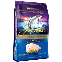 33% OFF: Zignature Trout & Salmon Meal Grain Free Dry Dog Food 25lb - Kohepets