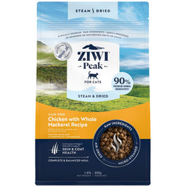 20% OFF: Ziwi Peak Cage Free Chicken With Whole Mackerel Recipe Steam & Dried Cat Food