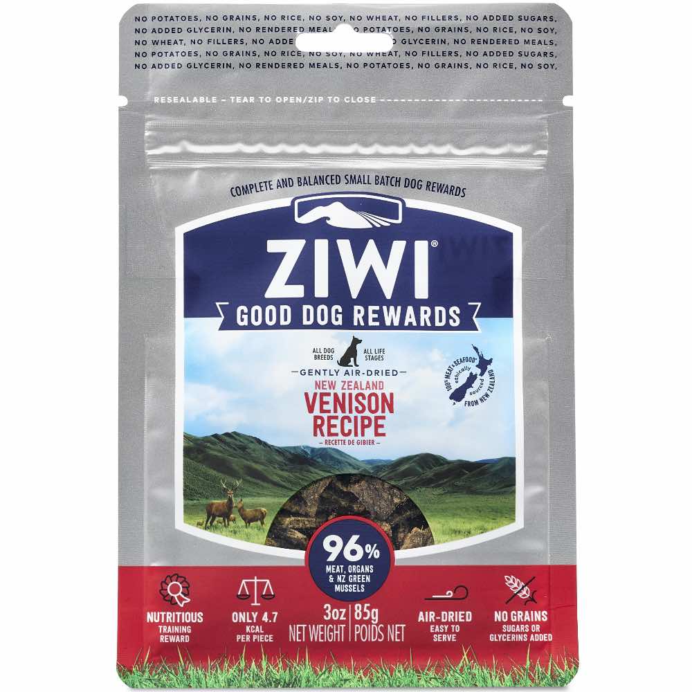 Ziwi Peak Good Dog Rewards Venison Dog Treats 85g