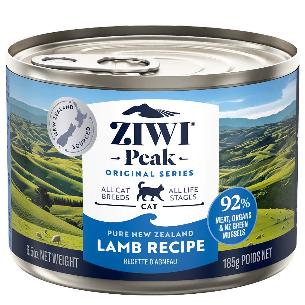 20% OFF: Ziwi Peak Lamb Grain-Free Canned Cat Food 185g