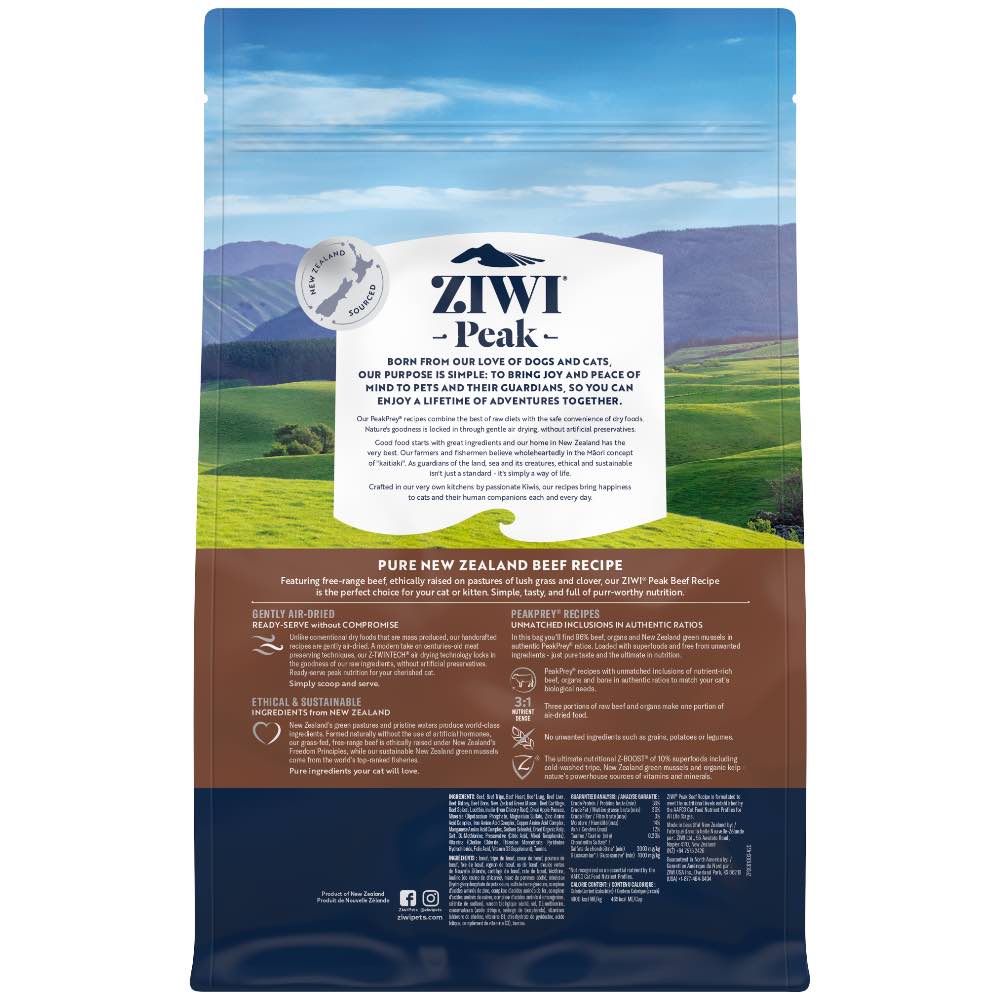 20% OFF: Ziwi Peak Air-Dried Beef Cat Food