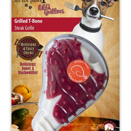 All For Paws T-Bone Chew Dog Toy - Kohepets