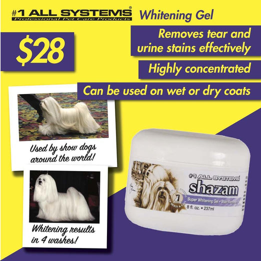 ZZZ #1 All Systems SHAZAM Pet Whitening Gel 8oz - Kohepets